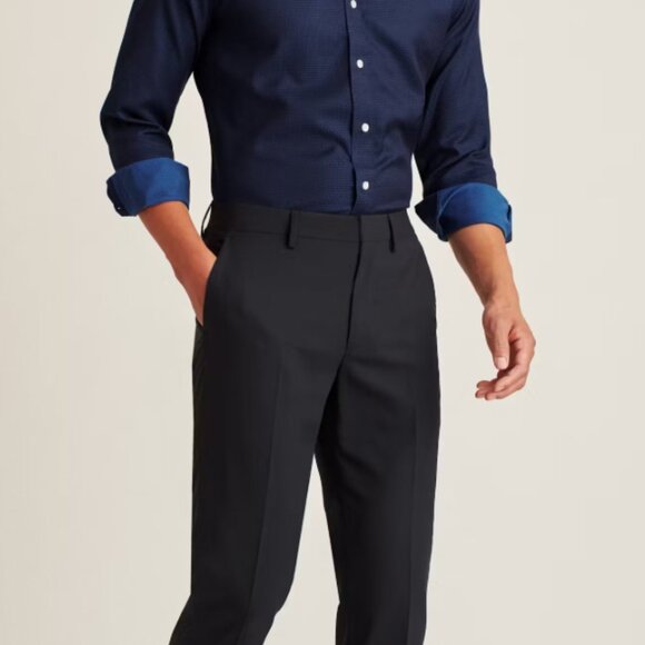 Bonobos desk to dinner Navy Button Down Shirt - Picture 5 of 5